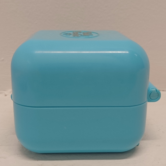 Polly Pocket 1991 Bluebird Dinnertime Ring and Ring Case *Incomplete Turquoise - Picture 14 of 15